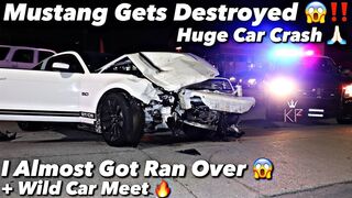 The Biggest Mustang Car Crash Ever Captured On Film *Must Watch*