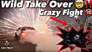 The Biggest Car Meet Gone Wrong Fight Breaks Out * Must Watch *