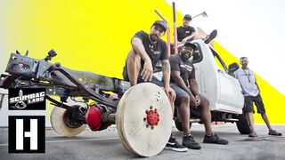 Plywood Wheel Burnouts - Will They Catch Fire?