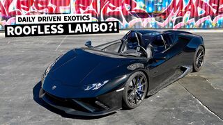 SMASHING a 1-of-1 800hp Lamborghini Huracán EVO Aperta at Tire Slayer Studios!