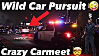 Los Angeles Underground Car Meet Gone Wrong (Pursuit) Police Task Force Shows Up *Must Watch*
