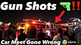 Car Meet Gone Wrong (Shots Fired) !!! Police Task Force Shows Up *Must Watch*