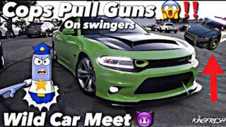 Cops Pull Out Guns On Swingers At The Most Craziest Car Meet In Las Vegas *Must Watch*