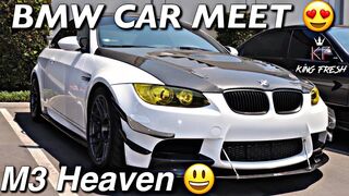 Crazy BMW Car Meet E92 M3 Heaven !! *WOW*