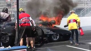 SCARY Drag Racing FIRE - Nitrous FAIL