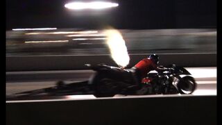 FLAMING Top Fuel Motorcycle - Would you ride it?