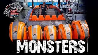 Monster Boats at the Boat Show 2021 FLIBS ( 4 and 5 engines only)