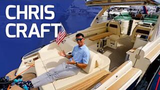 Chris Craft Launch 35 Gt is Spectacular ! (Annapolis Boat Show)