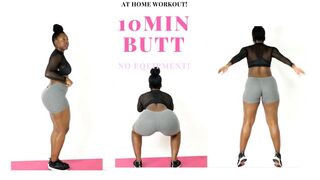 Home Butt Workout | Full Length 10 Minutes