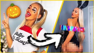 NAUGHTY HALLOWEEN OUTFIT TRY ON HAUL ????   | Rhiannon Blue