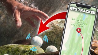 Microchip GPS tracked golf ball (impossible to lose)
