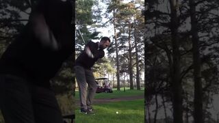 INCREDIBLE golf shot on camera (very difficult)