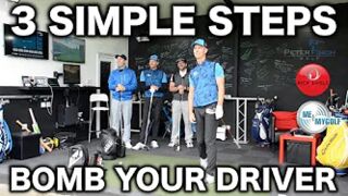 3 SIMPLE STEPS TO BOMBING YOUR DRIVER LONG!