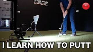 Rick Shiels learns how to putt!