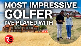The most IMPRESSIVE golfer I've ever played with!
