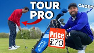 Can a tour pro BREAK PAR with £70 golf clubs!?