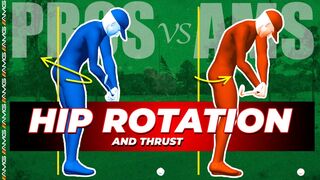 Pros vs. Ams | Golf Swing Hip Rotation ????