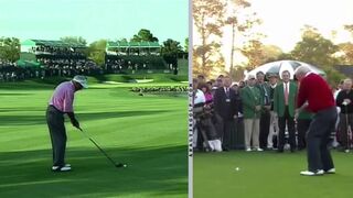 Arnold Palmer - Young vs Old Slow Motion Swing Analysis