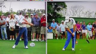 Louis Oosthuizen - Slow motion golf swing analysis