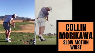 Collin Morikawa - Slow Motion Wrist  and Club Face Analysis