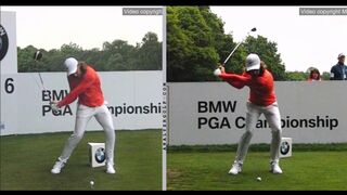 Tommy Fleetwood - Slow Motion Driver and Iron swing analysis