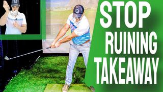 Perfect Golf Swing Takeaway Is SO Much EASIER When You Do This | Fix Golf TAKEAWAY Too Far Inside