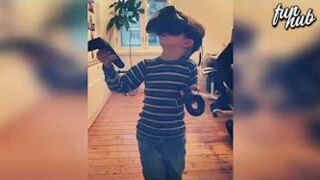 The Most funniest vr fails and reactions virtual reality funny compilation 2020