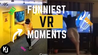 Funny VR moments VR Fails 2020