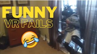 THE BEST, RIDICULOUSLY FUNNY VR FAILS - VR Funny Moments Compilation