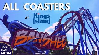 All Coasters at Kings Island + On-Ride POVs - Front Seat Media
