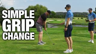 How To Strike Your Irons CONSISTENTLY | One SIMPLE Grip Change | ME AND MY GOLF