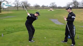 GOLF POSTURE DRILL FOR PURE CONTACT