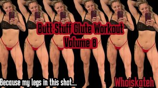 Glute Butt Stuff Workout Volume 8 | Curvy Workout | Thick Fit | 4K | Strong Woman | Women who lift