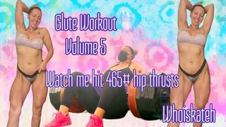 Glute Workout Volume 5 | Butt Stuff Workout | Curvy Workout | Strong Woman | 4K | Thick Fit Training