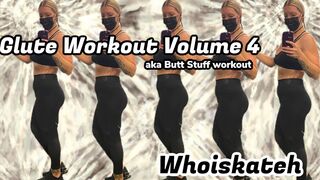 Glute Workout | Butt Stuff Workout Volume 4 | Curvy Workout | Thick Fit | 4K | Gym Life