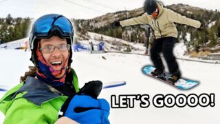 Snowboarding with Ellstacker Adventures - Let's Goooo!