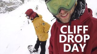 Cliff Drop Day - Snowboarding Fails & Fixes