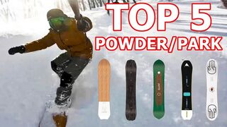 Top 5 Snowboards for Powder and Park