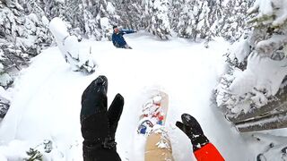 Snowboarding the Deepest Powder in Whistler