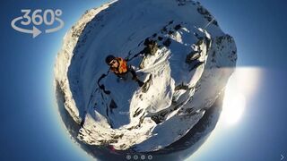 Mountain Top Snowboarding Experience (360 VIDEO)