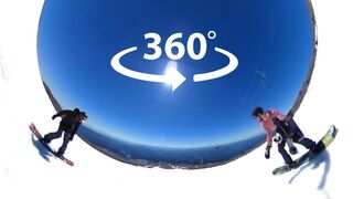 Summer Snowboarding Experience (360 Video)
