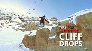 Tips for Hitting Cliff Drops Snowboarding
