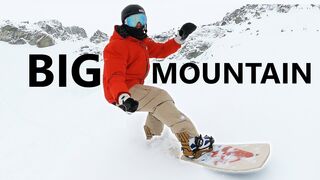 Fast Big Mountain Snowboarding in the Trees & Alpine