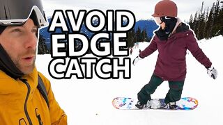 Avoid Catching Your Edge - Snowboard Beginner Tips