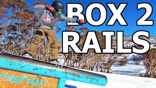 Progressing From Boxes to Rails - Snowboarding Trick Tutorial
