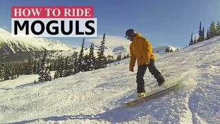 How to Turn in Moguls - Snowboarding Tips