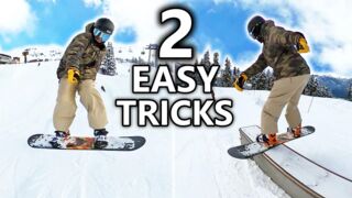 2 Easy Snowboard Tricks To Learn First