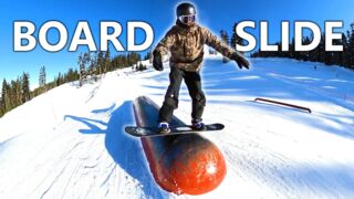 Snowboard Board Slide Progression & Bigger Jumps