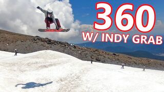 How To Front 360 w/ Indy Grab - Snowboarding Tricks