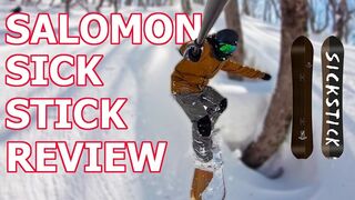 Salomon SickStick Snowboard Review  - Japan Treeriding
